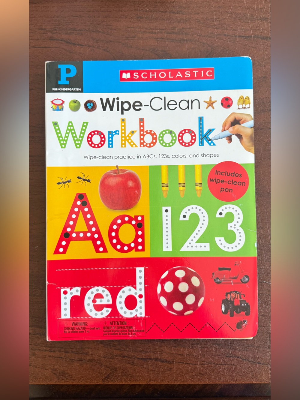 Scholastic Early Learning Counting Workbook - Orange and Green